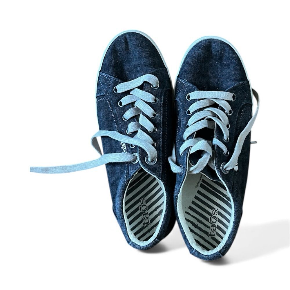 Taos Footwear Dark Blue Canvas Sneakers
